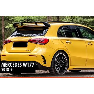 Spoileri DPT V-1 (kiiltävän musta) Mercedes A-сlass W177 2018–