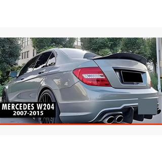 Spoileri DPT V-2 (kiiltävä musta) Mercedes C-sarja W204 2007–2015 kuva 1