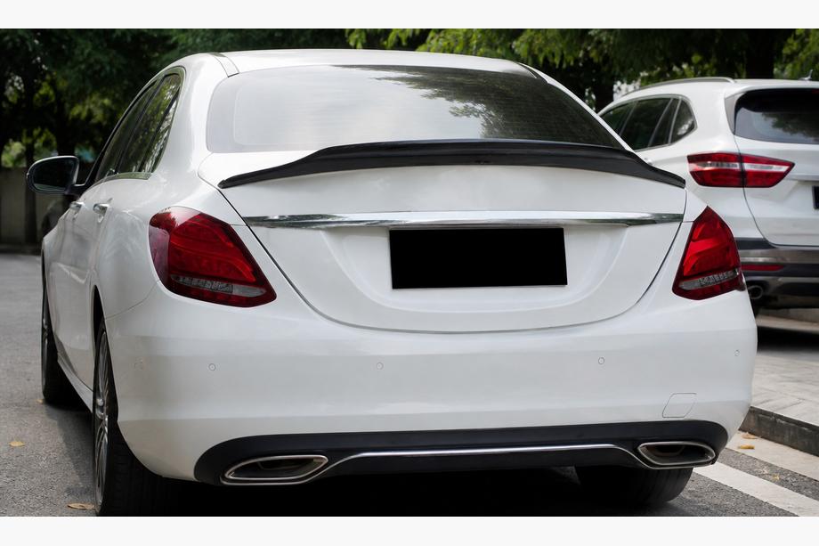 Mercedes C-class W205 2014–2021 Spoileri DPT V-2 (kiiltävä musta) Image