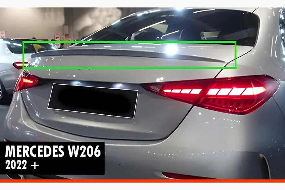 Mercedes C-sarja W206 2022– DPT-spoileri (kiiltomusta) Image