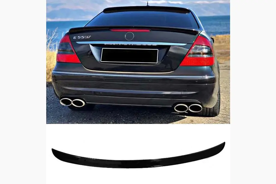 Mercedes E-class W211 2002–2009 DPT-spoileri (kiiltomusta) Image