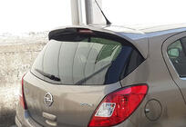 Opel Corsa D 2007–2014 DPT-spoileri (kiiltomusta) kuva 2
