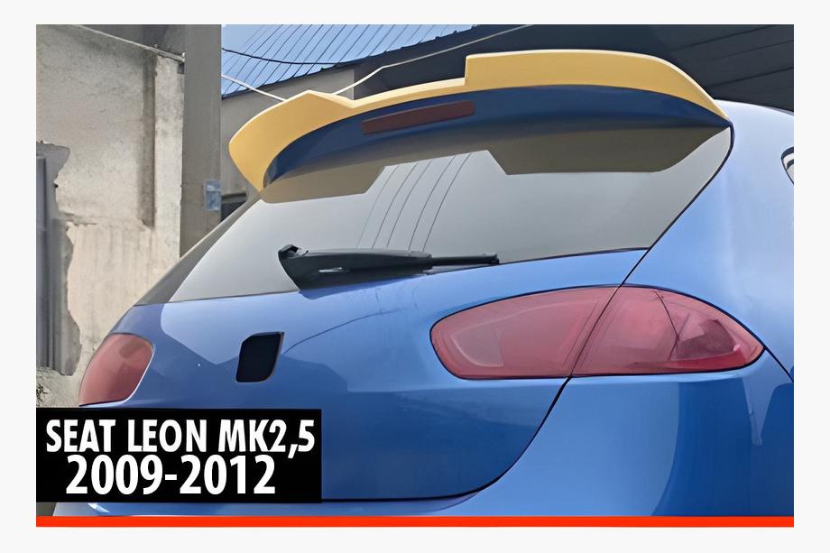 Seat Leon 2005–2012 DPT V-3 takaspoileri (2009-2012, kiiltävä musta) Image