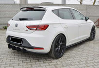 Seat Leon 2013–2020 Spoileri DPT V-8 (kiiltävä musta) kuva 3