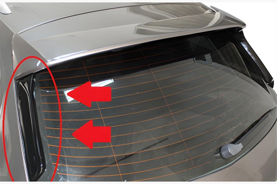 Seat Leon 2013–2020 Spoilerilippa Flap DPT (2 kpl, kiiltävän musta) Image