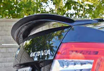 Skoda Octavia III A7 2013–2019 Spoileri DPT V-3 (kiiltävä musta) kuva 2