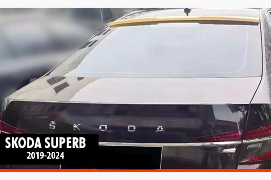 Skoda Superb 2015–2024 DPT V-2 takasiipi (2019-2024, mustakiiltävä) Image
