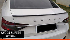 Skoda Superb 2015–2024 Spoileri DPT V-3 (2019-2024, kiiltävä musta) kuva 1