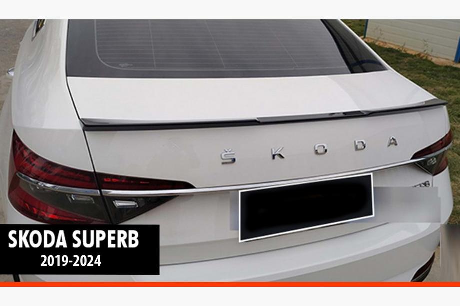 Skoda Superb 2015–2024 Spoileri DPT V-3 (2019-2024, kiiltävä musta) Image