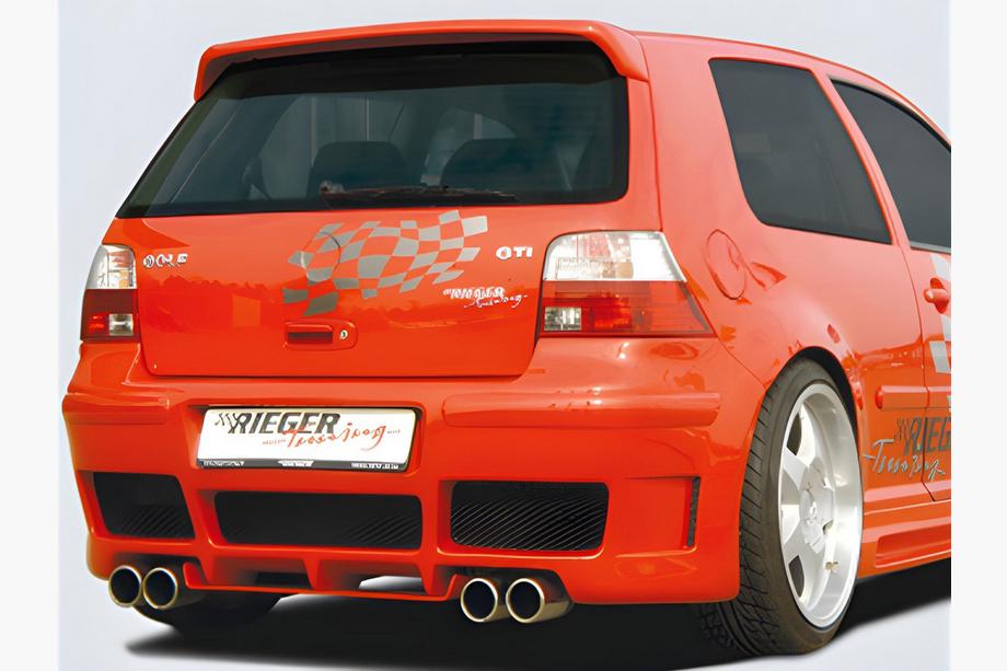 Volkswagen Golf 4 1997–2006 DPT V-2 spoileri (HB, kiiltävän musta) Image