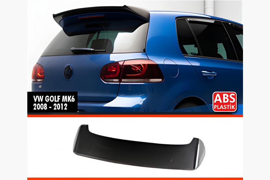 Volkswagen Golf 6 2008–2014 DPT V-2 spoileri (HB, kiiltävän musta) Image