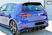 Volkswagen Golf 7/E-Golf 2012–2020 DPT V-9 spoileri (GTI / R HB, kiiltävä musta) kuva 3