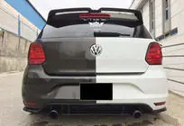 Volkswagen Polo 2010–2017 Spoileri DPT V-3 (HB, kiiltävä musta) kuva 5