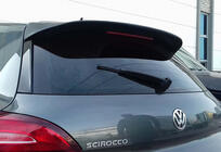 Volkswagen Scirocco 2008–2017 Spoileri DPT V-4 (2008-2013, kiiltävä musta) kuva 6