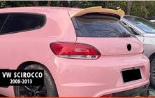 Volkswagen Scirocco 2008–2017 DPT V-5 takaspoileri (2008-2013, kiiltävän musta) kuva 1