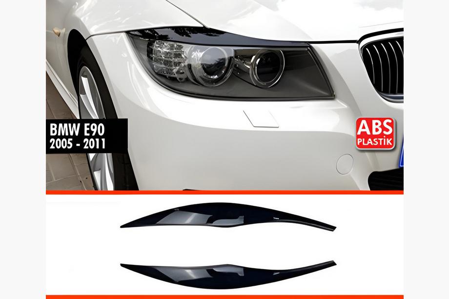 BMW 3-sarja E90/E91 2005–2011 DPT ajovaloluomet (2 kpl, musta kiiltävä) Image