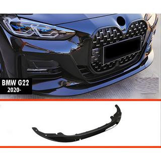 Etupuskurin lip-spoileri DPT V-2 (G22/G23, kiiltomusta) BMW 4-sarja G22/23/26 2020– kuva 1