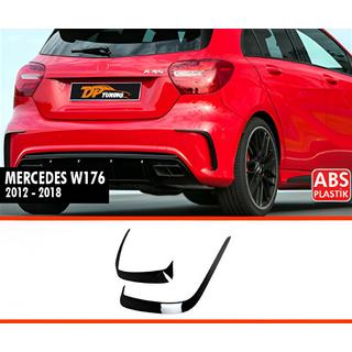 DPT takaspoilerin suojakuoret (kiiltävä musta) Mercedes A-sarja W176 2012–2018