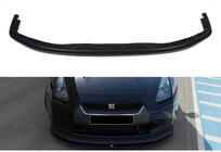 Nissan GT-R 2008–2025 DPT etupuskurin lip-spoileri (kiiltävä musta) kuva 1