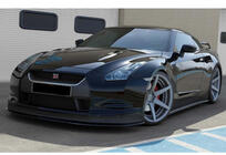 Nissan GT-R 2008–2025 DPT etupuskurin lip-spoileri (kiiltävä musta) kuva 4