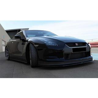 DPT etupuskurin lip-spoileri (kiiltävä musta) Nissan GT-R 2008–2025 kuva 2