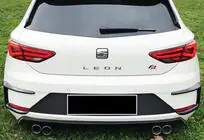 Seat Leon 2013–2020 Takapuskurin canardit DPT (2017-2020, 2 kpl, kiiltomusta) kuva 2