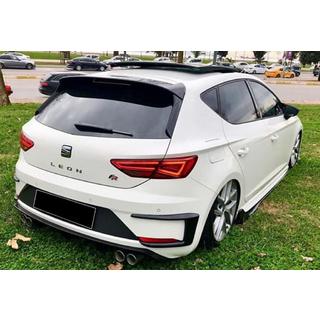 Takapuskurin canardit DPT (2017-2020, 2 kpl, kiiltomusta) Seat Leon 2013–2020 kuva 3