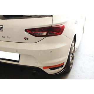 Takaosan FLAP-lisäosat DPT (kiiltävä musta) Seat Leon 2013–2020
