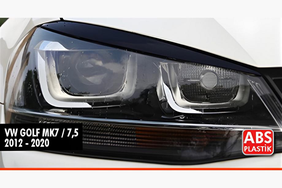 Volkswagen Golf 7/E-Golf 2012–2020 DPT ajovaloluomet (2 kpl, musta kiiltävä) Image