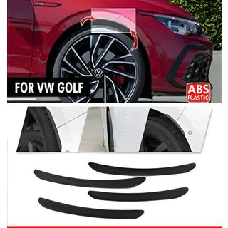 Lokasuojan kaarilistat DPT (4 kpl, mustat) Volkswagen Golf 7/E-Golf 2012–2020 kuva 1