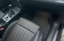 Skoda Superb 2015–2024 EVA-auton lattiamatot (ilman kantapäävahviketta, musta) kuva 4
