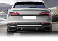 Audi Q5 2017–2025 Takadiffuusori (2020-2024, pakoputkenpäillä Black) kuva 2