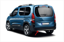 Opel Combo 2019– Kromattu takapuskurin suojalista Omsa Line kuva 2