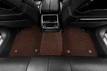 BMW 7-sarja G11/G12 2015–2022 EVA-lattiamatot (G12, ruskea) kuva 3