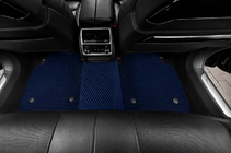 BMW 7-sarja G11/G12 2015–2022 EVA-lattiamatot (G12, Sininen) kuva 3