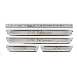 Yleismalliset kynnyslistat BMW M Performance V-1 (4 kpl, ruostumaton teräs) kuva 2