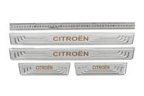 Citroen Yleismalliset kynnyslistat Citroen V-2 (4 kpl, ruostumaton teräs) kuva 1