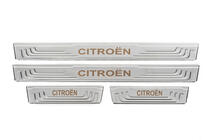Citroen Yleismalliset kynnyslistat Citroen V-2 (4 kpl, ruostumaton teräs) kuva 2