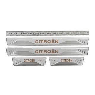 Yleismalliset kynnyslistat Citroen V-2 (4 kpl, ruostumaton teräs) kuva 1