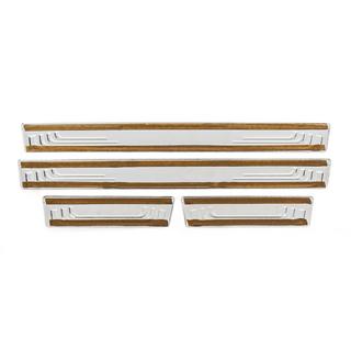 Kynnyslistat V-2 (4 kpl, ruostumaton teräs) Renault Megane I 1996–2004 kuva 4