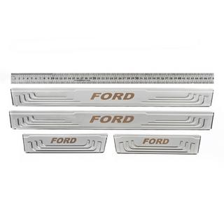 Yleismalliset kynnyslistat Ford V-2 (4 kpl, ruostumaton teräs) kuva 1