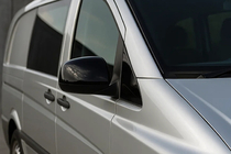 Mercedes Vito W639 2004–2014 Peilinkuoret mustat (2004-2010, ruostumaton teräs) kuva 1