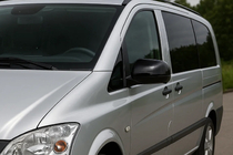Mercedes Vito W639 2004–2014 Peilin kuoret Mustat (2010-2014, ruostumaton teräs) kuva 1