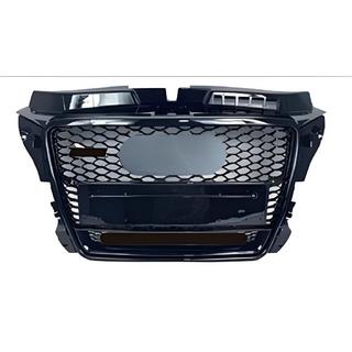 RS-tyylinen etusäleikkö V-2 (2008-2012, musta) Audi A3 2003–2012