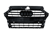 Audi A3 2012–2020 Etusäleikkö S-style (2016-2020, musta kromilla) kuva 4