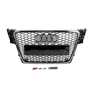 RS-style V-2 etusäleikkö (2007-2011, musta kromilla) Audi A4 B8 2007–2015 kuva 1