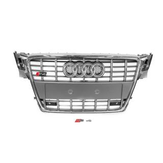 RS-tyylinen etusäleikkö (2007-2011, harmaa kromilla) Audi A4 B8 2007–2015 kuva 1