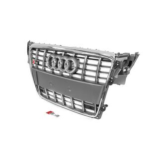 RS-tyylinen etusäleikkö (2007-2011, harmaa kromilla) Audi A4 B8 2007–2015 kuva 2