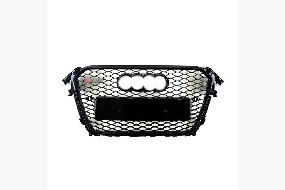 Audi A4 B8 2007–2015 RS-tyylinen etusäleikkö (2012-2015, musta) Image