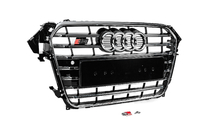 Audi A4 B8 2007–2015 Etusäleikkö S-style (2012-2015, musta kromilla) kuva 3